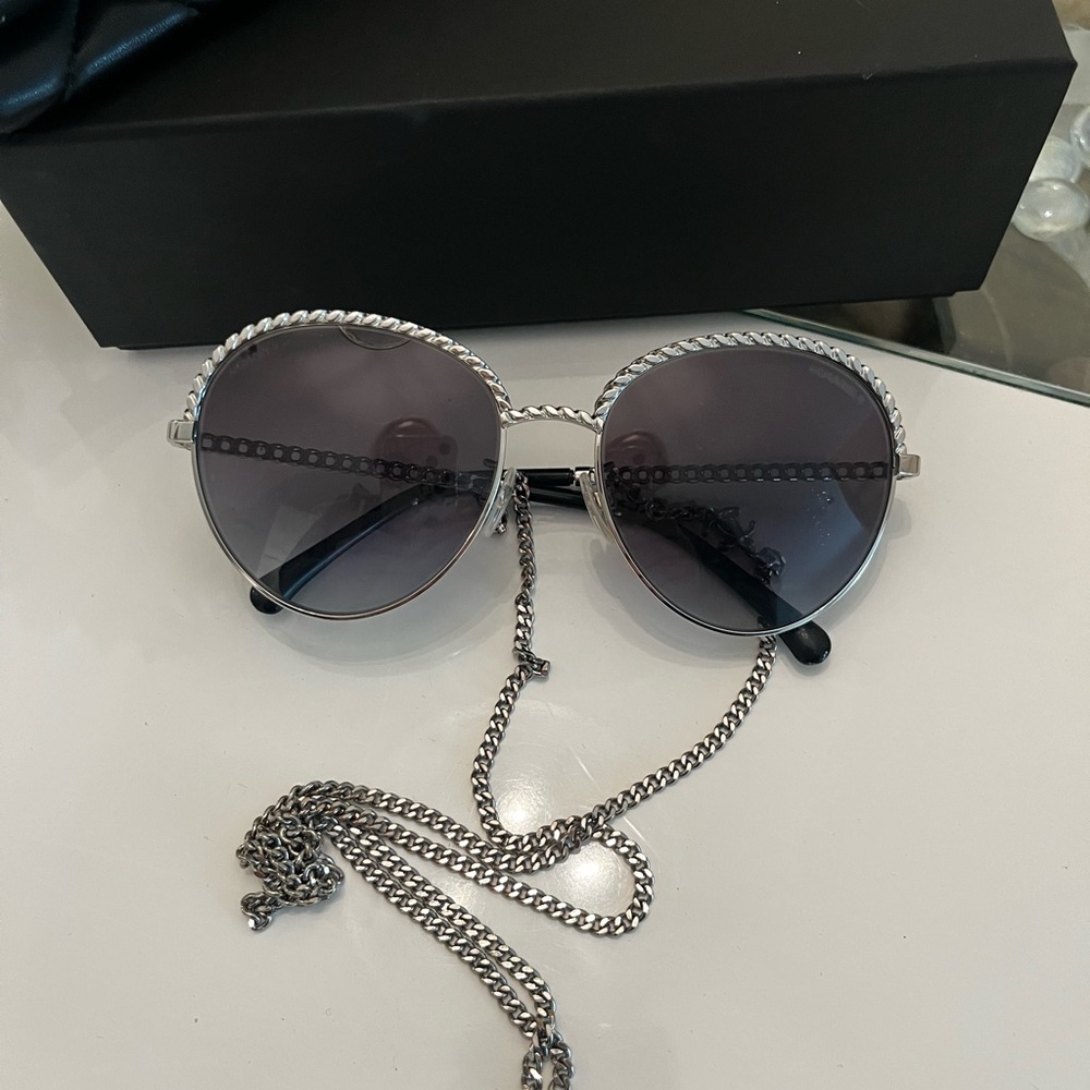 Silver Chain Sunglasses
